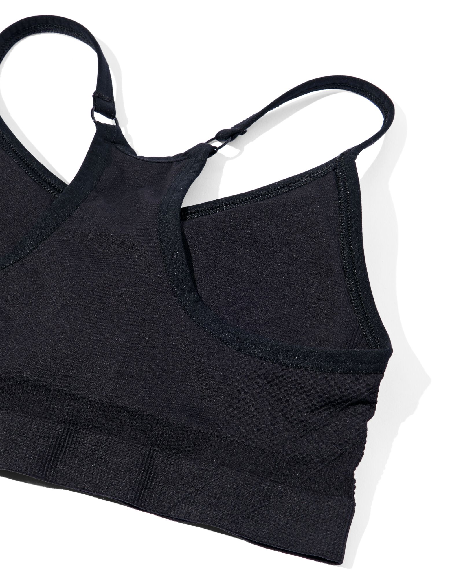 haut de sport light support sans armature ni couture noir - 21730110BLACK - HEMA