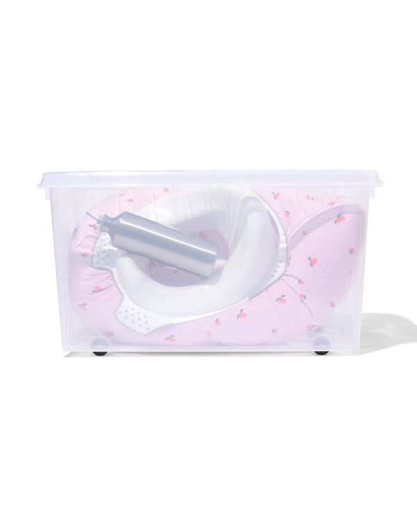 bo&icirc;te de rangement Paris transparente 70L 72 x 40 x 38 - 2000000316 - HEMA