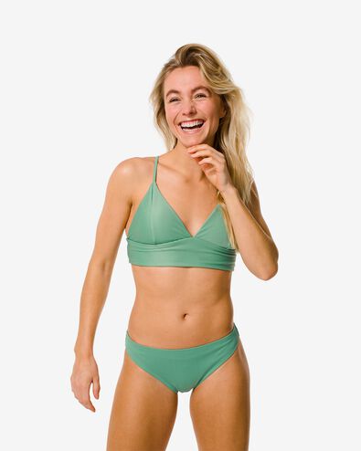 bas de bikini femme taille mi-haute vert clair M - 22310863 - HEMA