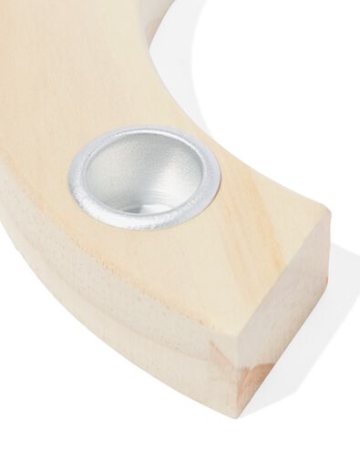 houten jaarring kandelaar - 25110163 - HEMA