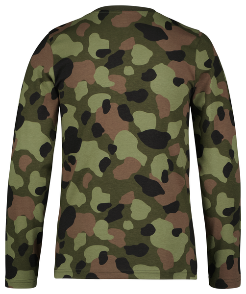 pyjama enfant coton/stretch camouflage vert vert - 1000024679 - HEMA