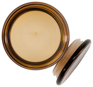 bougie parfum&eacute;e dans un pot en verre &Oslash;10x14 dawn - 13502487 - HEMA