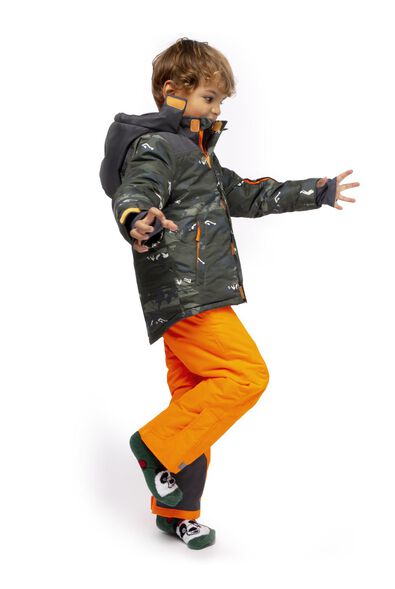 manteau de ski enfant vert vert - 1000017220 - HEMA