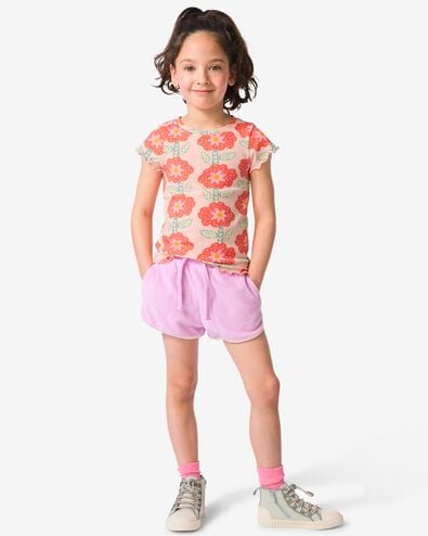 kindershort comfort fit paars paars - 30825404PURPLE - HEMA