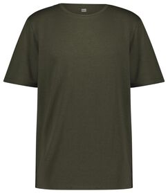 t-shirt de nuit homme avec bambou vert armée vert armée - 1000026978 - HEMA