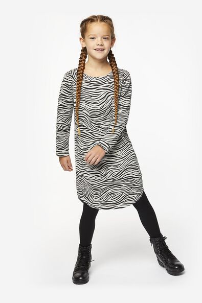 Kinder-Jerseykleid graumeliert - 1000020153 - HEMA