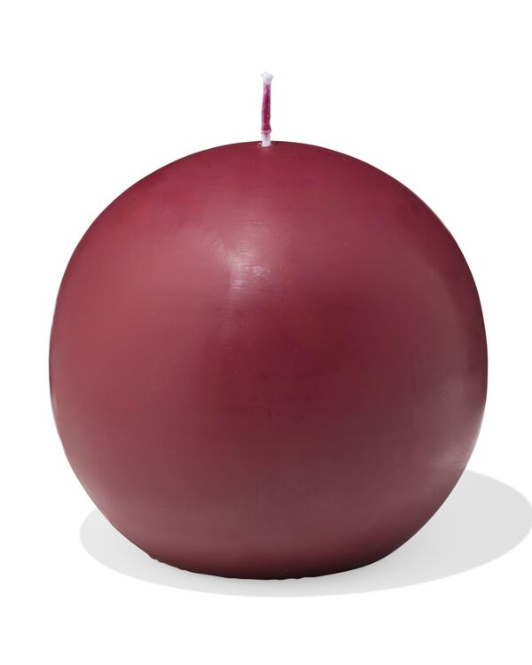 bougie sph&eacute;rique &Oslash;14,5cm aubergine - 13506137 - HEMA