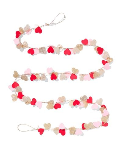 guirlande 2m plastique c&oelig;ur - 14250363 - HEMA