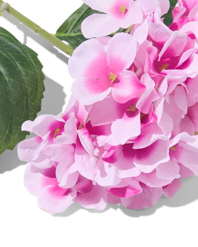 fleur artificielle hortensia 55cm rose - 41300109 - HEMA