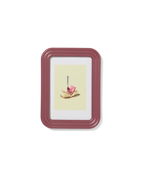 fotolijst 10x15cm hout ribbelrand - 13626089 - HEMA