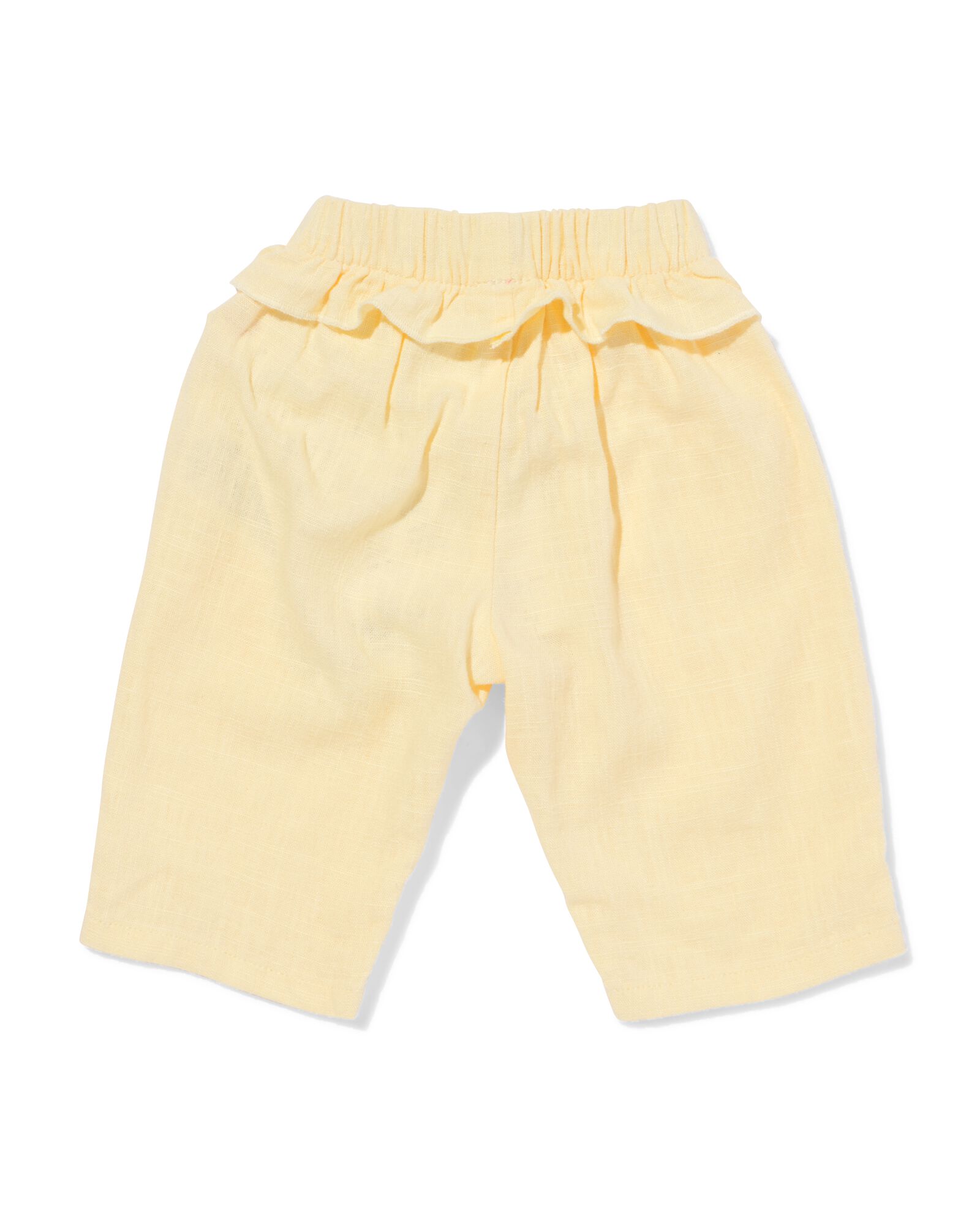 babybroek comfy fit lichtgeel lichtgeel - 33451720LIGHTYELLOW - HEMA