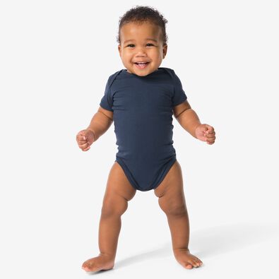 body coton biologique stretch bleu fonc&eacute; bleu fonc&eacute; - 1000012123 - HEMA