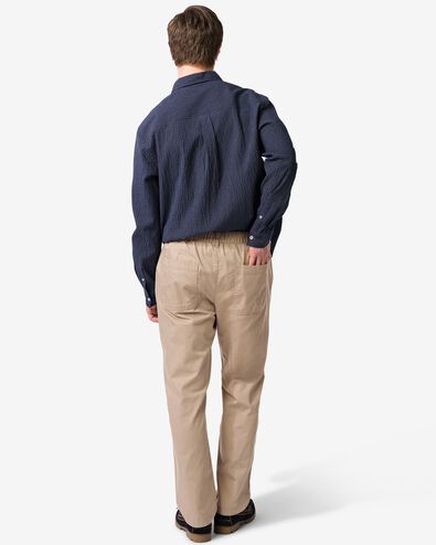 herenbroek Bas regular fit beige beige - 2140000BEIGE - HEMA