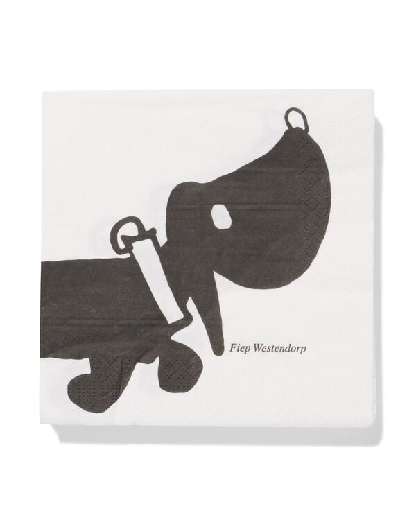 Takkie servetten 33x33cm papier - 20 stuks - 14200276 - HEMA