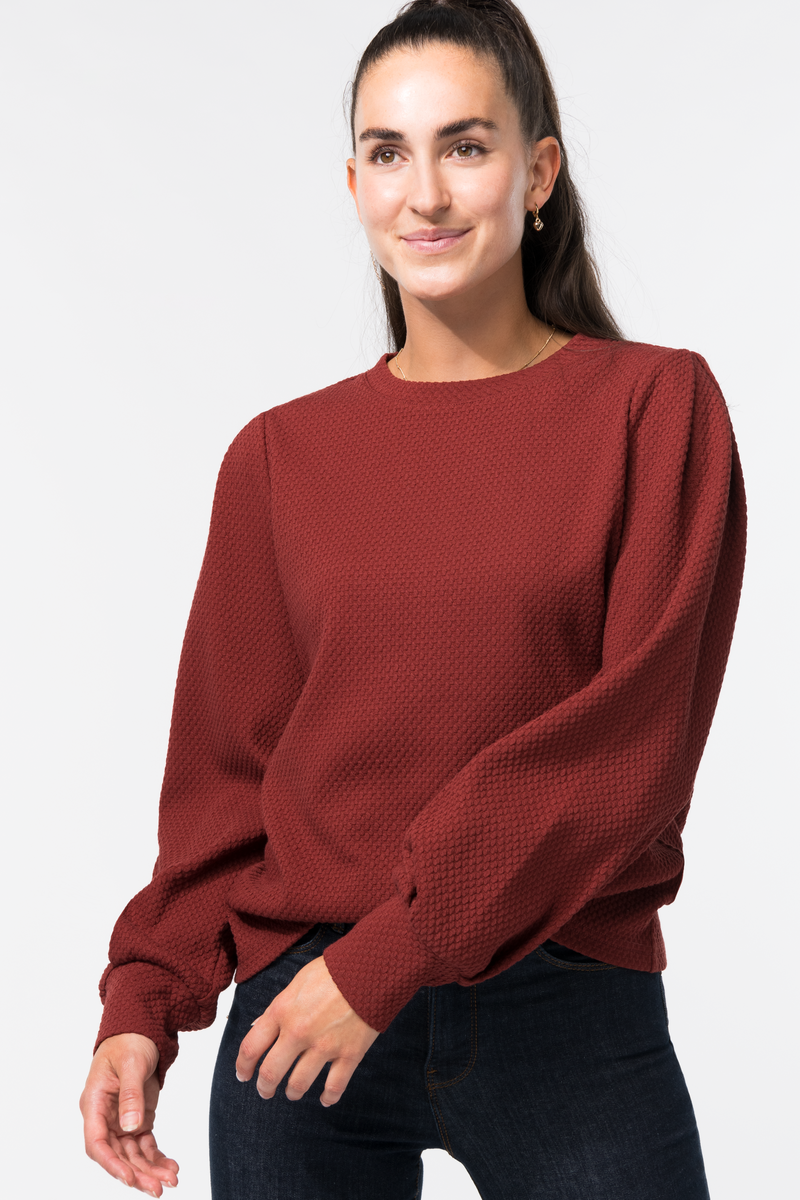 Damen-Sweatshirt Cherry braun braun - 1000029489 - HEMA