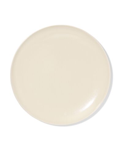 assiette &agrave; d&icirc;ner &Oslash;26cm Puur gla&ccedil;ure r&eacute;active blanc cass&eacute;  - 9650130 - HEMA