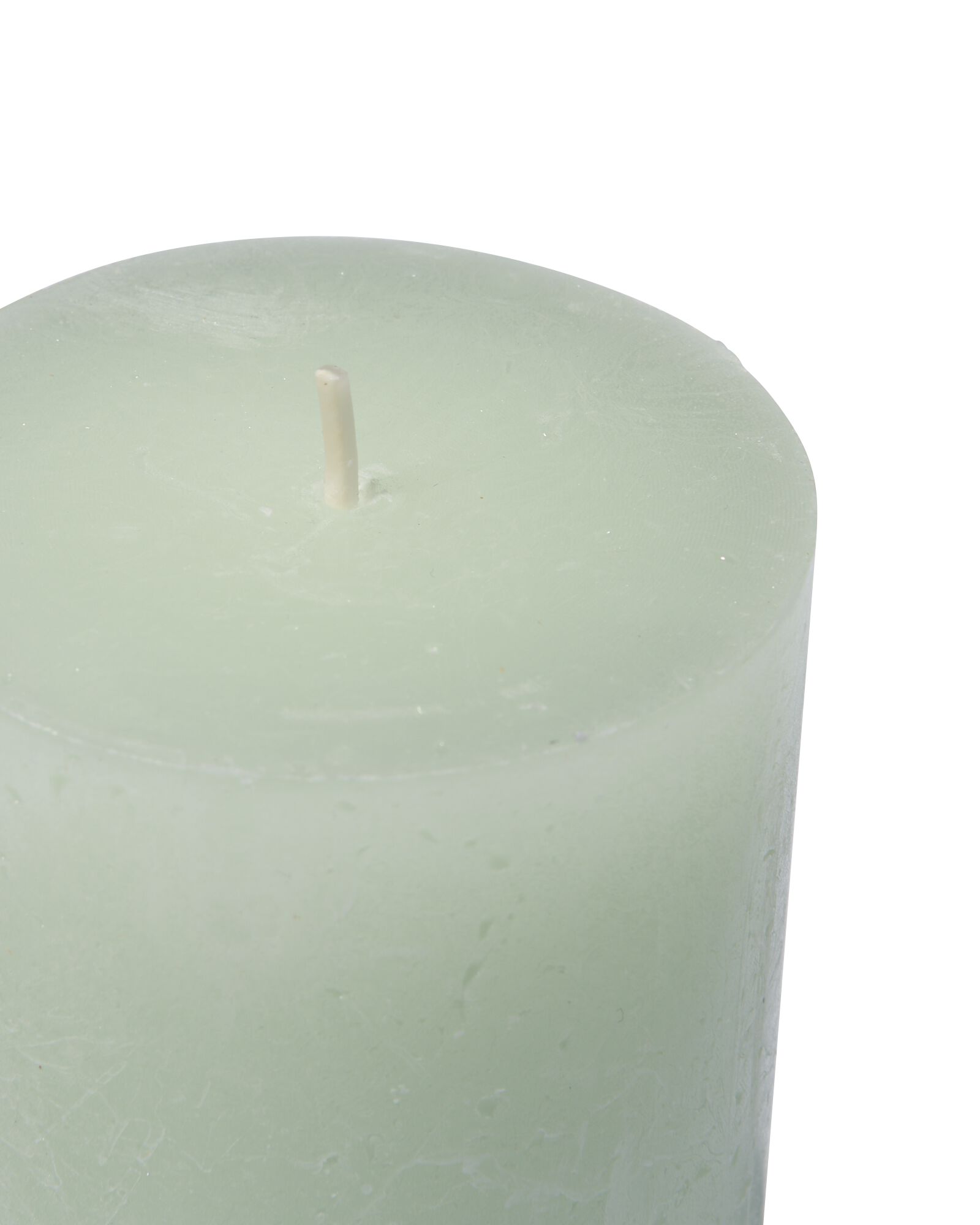 bougie rustique &Oslash;7x19 cm noir noir 7 x 19 - 13502016 - HEMA