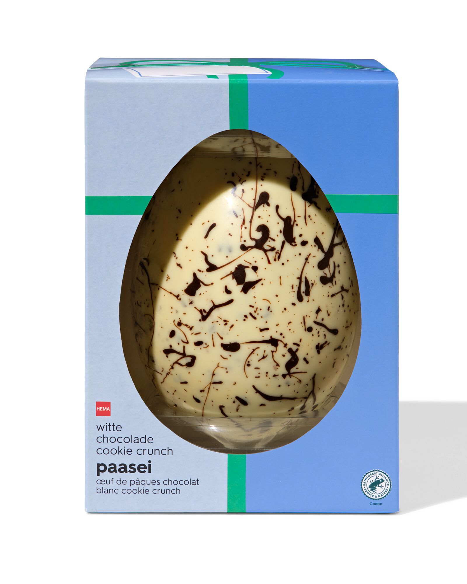 &oelig;uf en chocolat blanc de luxe au croquant de biscuit - 24262502 - HEMA