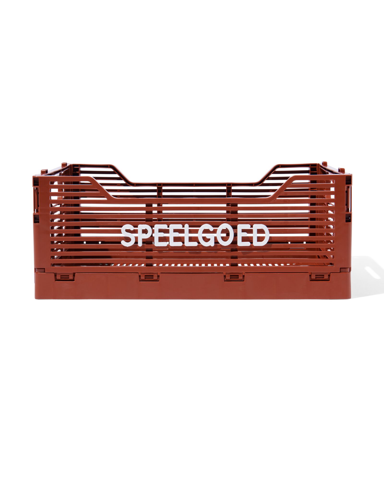 caisse pliable &agrave; lettres recycl&eacute;e brun brun - 1000032614 - HEMA