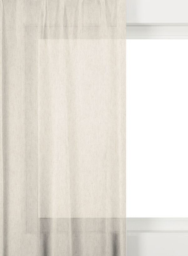 gordijnstof Elst inbetween ecru ecru - 2000000332 - HEMA