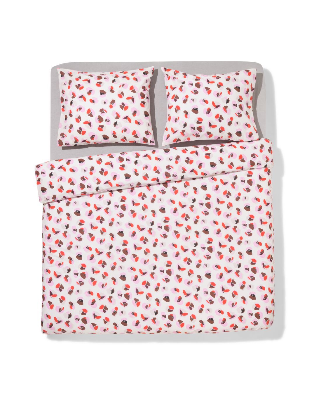 Hema Dekbedovertrek 240x200/220cm Zacht Katoen Bloemen (multi)