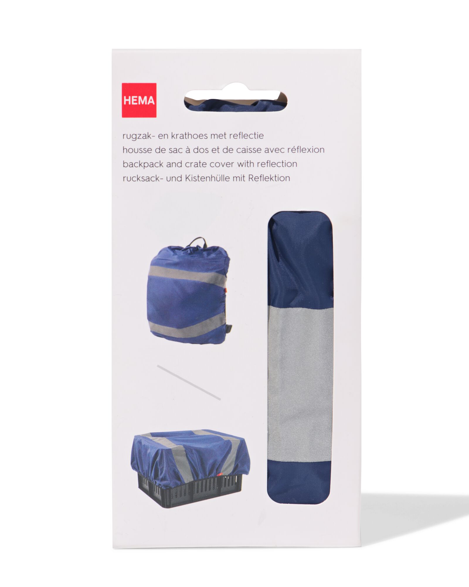 Rucksack- und Kistenh&uuml;lle mit Reflexion - 41150101 - HEMA