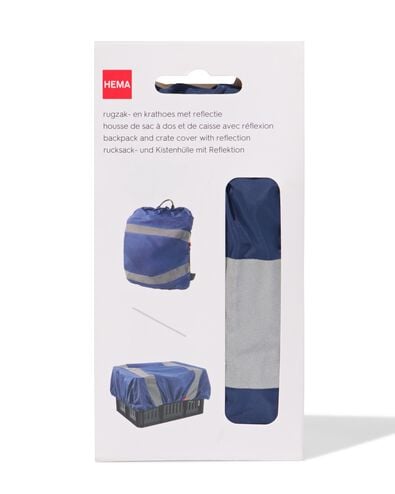 Rucksack- und Kistenh&uuml;lle mit Reflexion - 41150101 - HEMA