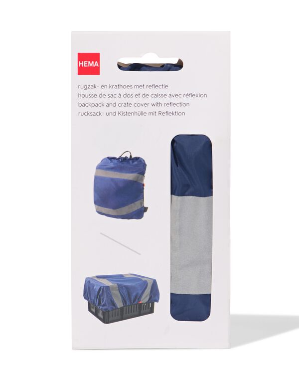 Rucksack- und Kistenh&uuml;lle mit Reflexion - 41150101 - HEMA