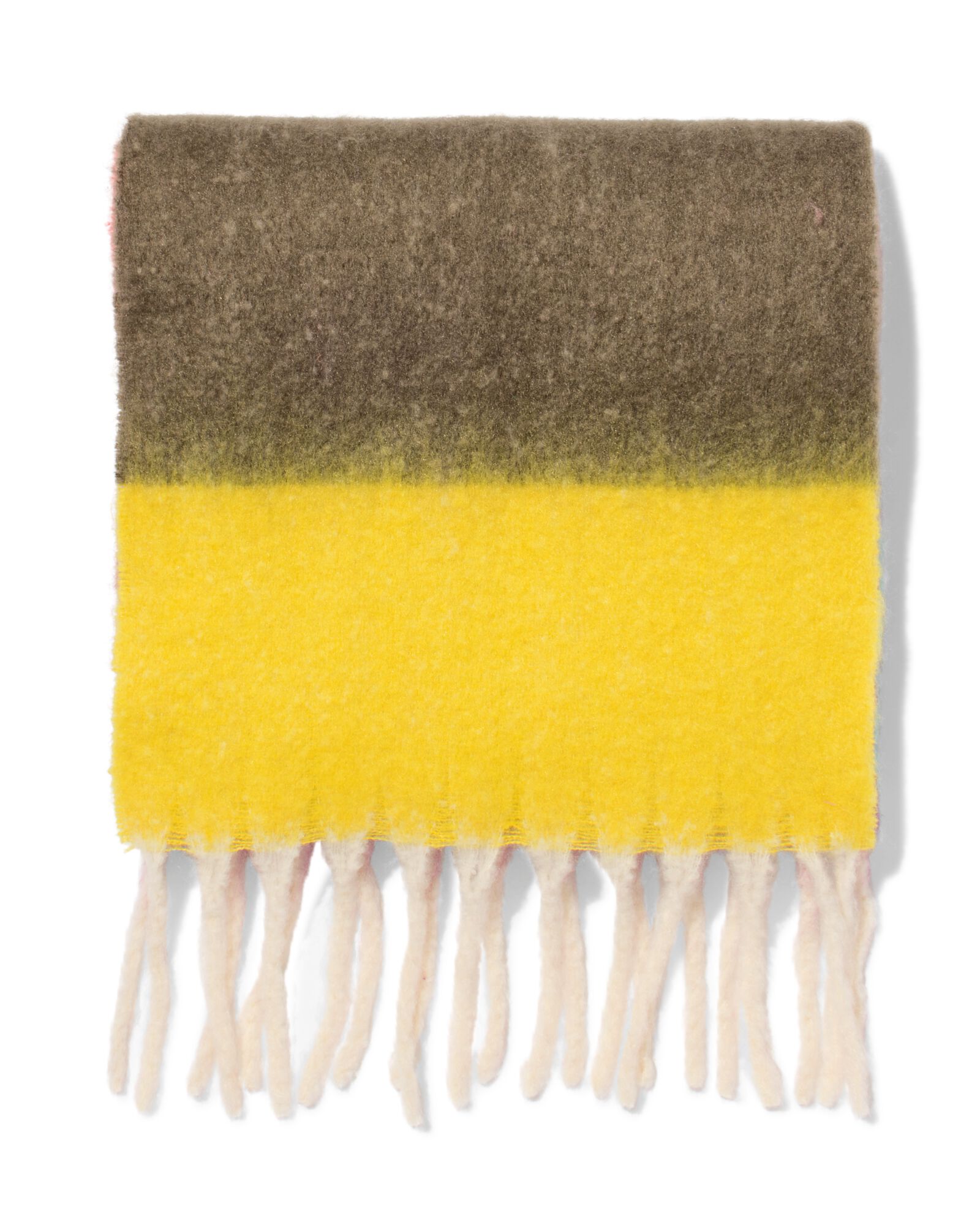 damessjaal 35x200cm kleurblokken - 16451067 - HEMA