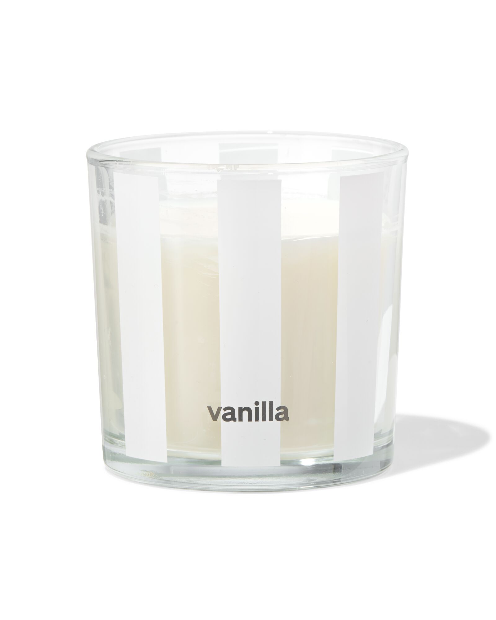 bougie parfum&eacute;e en verre ⌀10x10cm vanille - 13507585 - HEMA