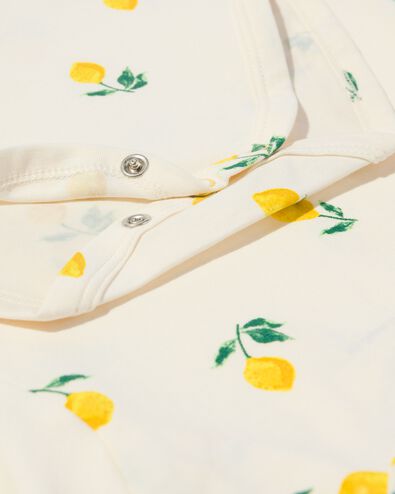 body coton bio avec stretch blanc cass&eacute; blanc cass&eacute; - 33305430OFFWHITE - HEMA