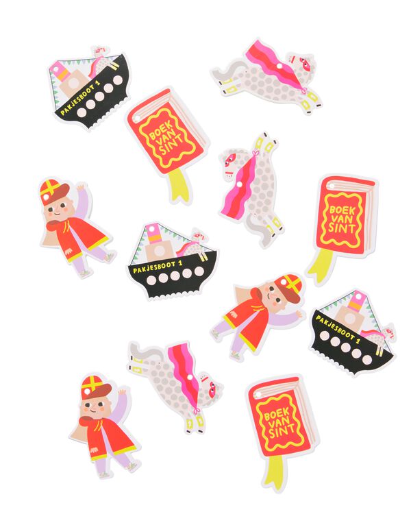 cadeaulabels Sint - 12 stuks - 25900045 - HEMA