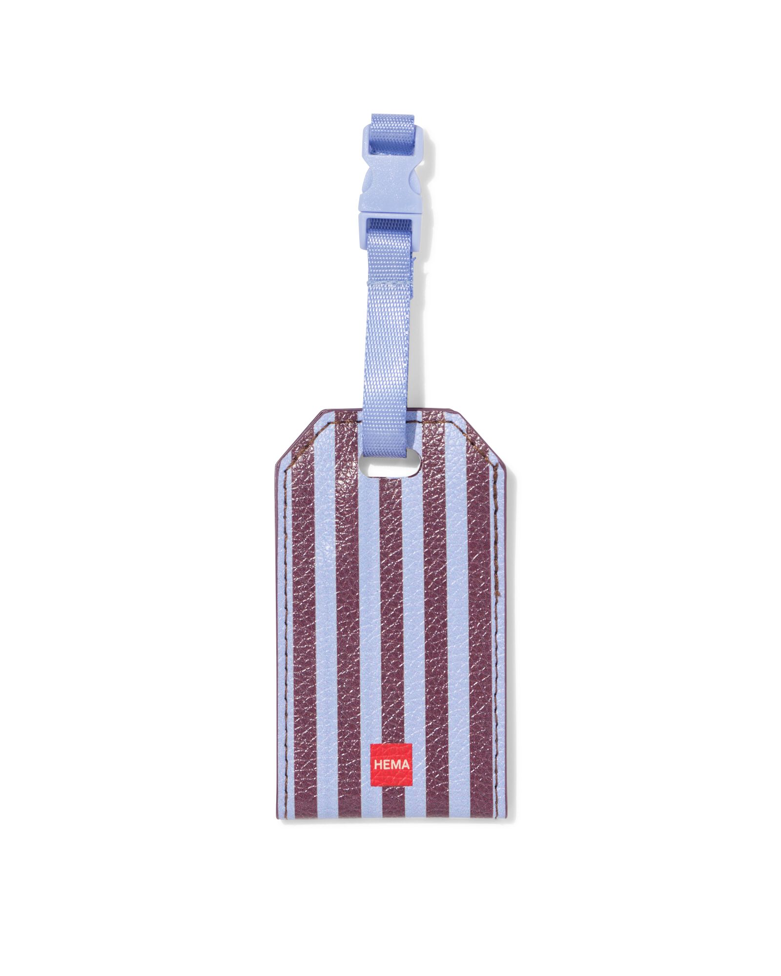 &eacute;tiquette de bagage 5,4x9,6cm rayures - 18670043 - HEMA