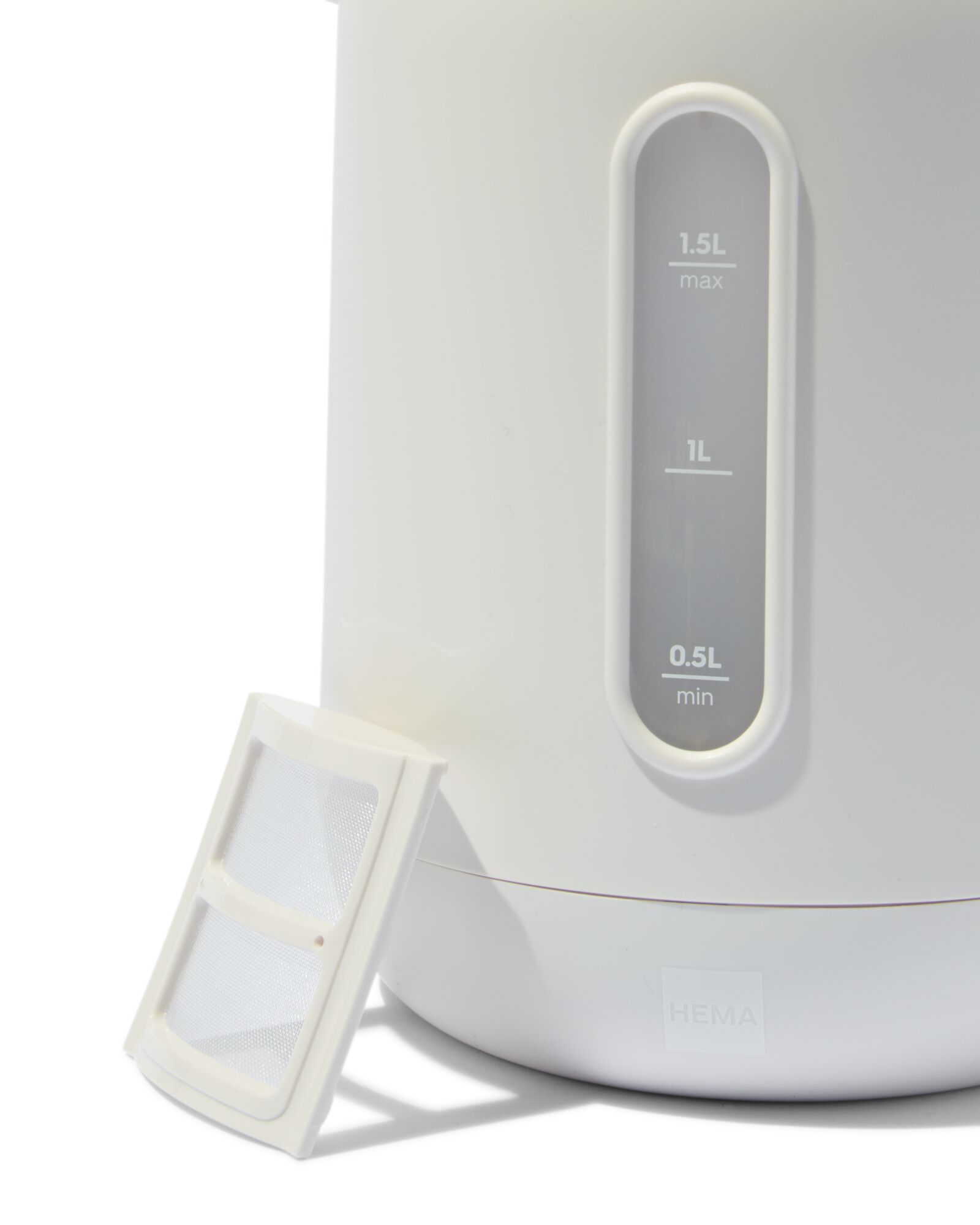 Wasserkocher Ketelbinkie, kabellos, 1.5 L, wei&szlig; - 80090025 - HEMA