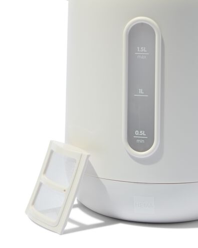 Wasserkocher Ketelbinkie, kabellos, 1.5 L, wei&szlig; - 80090025 - HEMA