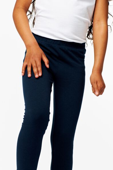 legging enfant bleu fonc&eacute; bleu fonc&eacute; - 1000013678 - HEMA