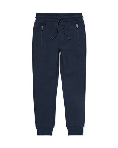 pantalon enfant surv&ecirc;tement bleu fonc&eacute; bleu fonc&eacute; - 30704006DARKBLUE - HEMA