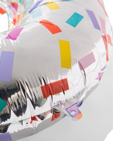 folieballon cijfer 6 60cm confetti - 14260063 - HEMA