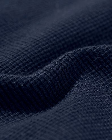 kinder t-shirt wafel blauw 134/140 - 30779860 - HEMA