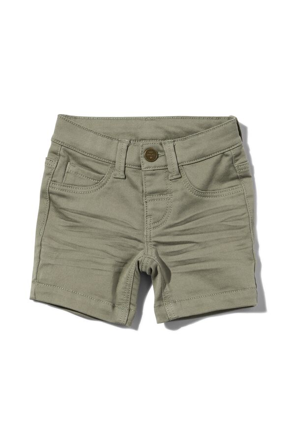 Baby-Shorts, Jogdenim grün - 1000031013 - HEMA