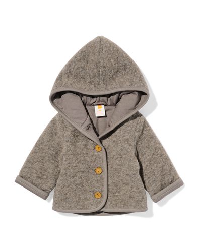 Newborn-Jacke mit Wolle sandfarben - 33424020SAND - HEMA