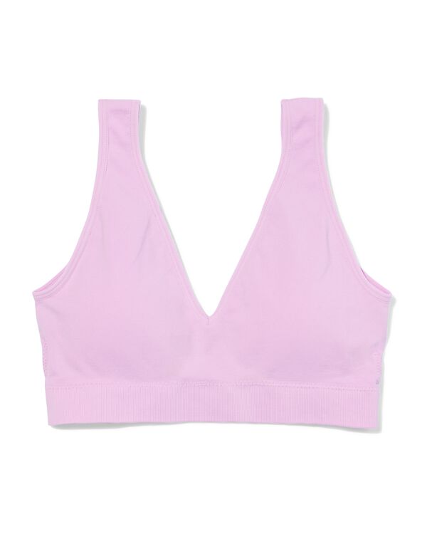 haut sans couture et sans armature lilas - 21900580LILAC - HEMA