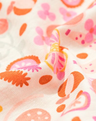 robe enfant trap&egrave;ze fleurs &eacute;cru &eacute;cru - 30865901ECRU - HEMA