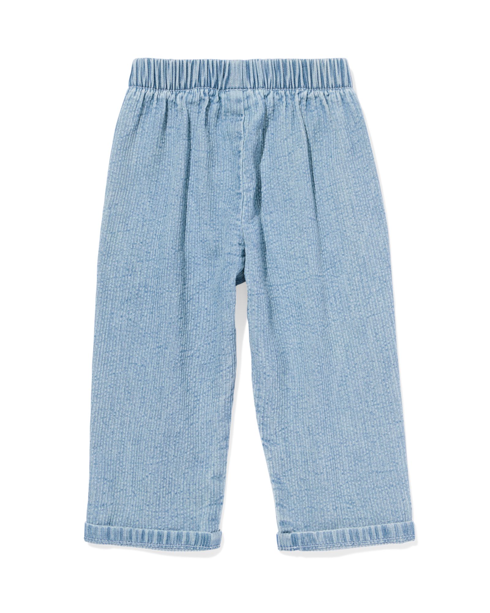 newborn broek comfy fit denim - 33445020DENIM - HEMA