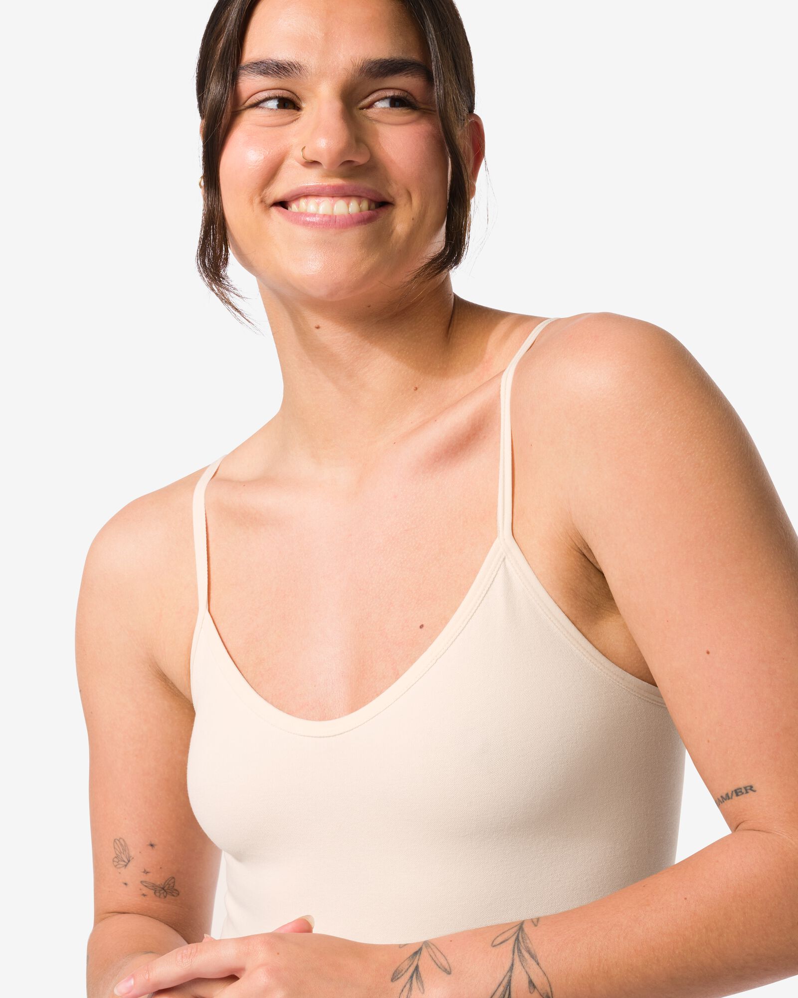 body femme correction l&eacute;g&egrave;re coton rose p&acirc;le - 21510300LIGHTPINK - HEMA