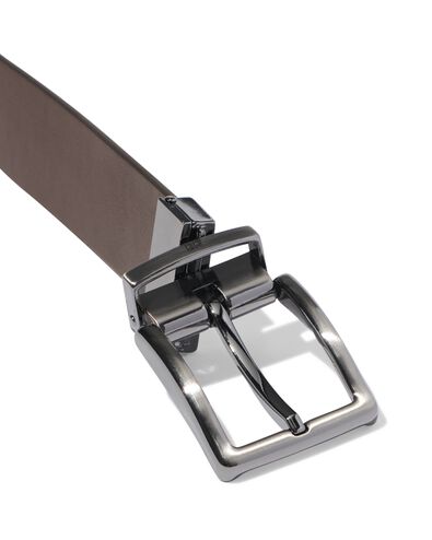 omkeerbare mannenriem 3.5cm zwart zwart - 2410090BLACK - HEMA