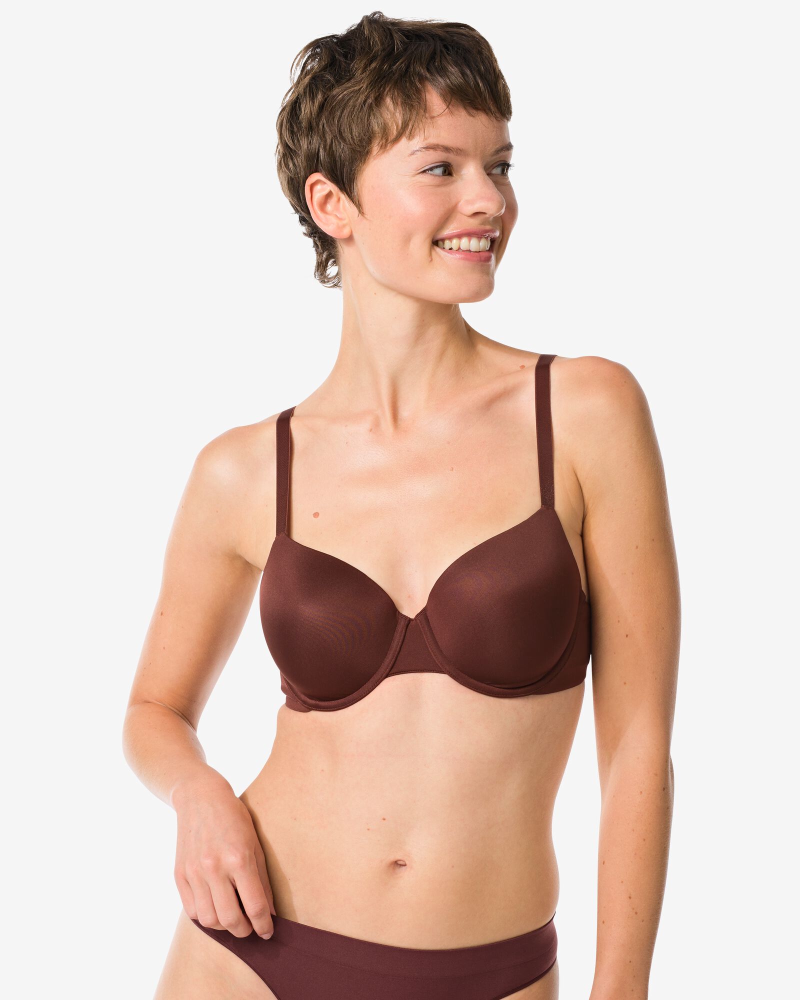 soutien-gorge pr&eacute;form&eacute; avec armatures micro recycl&eacute; - 21800628 - HEMA