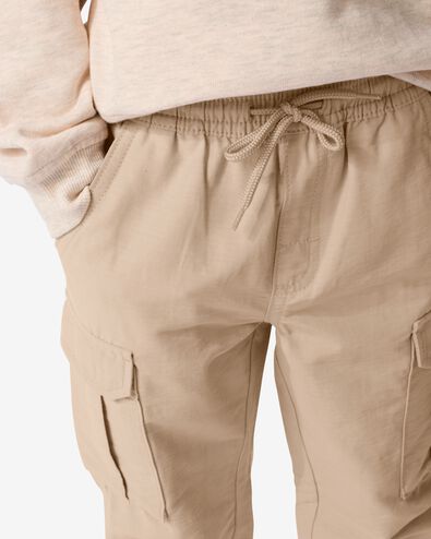 pantalon cargo enfant marron 98/104 - 30776524 - HEMA