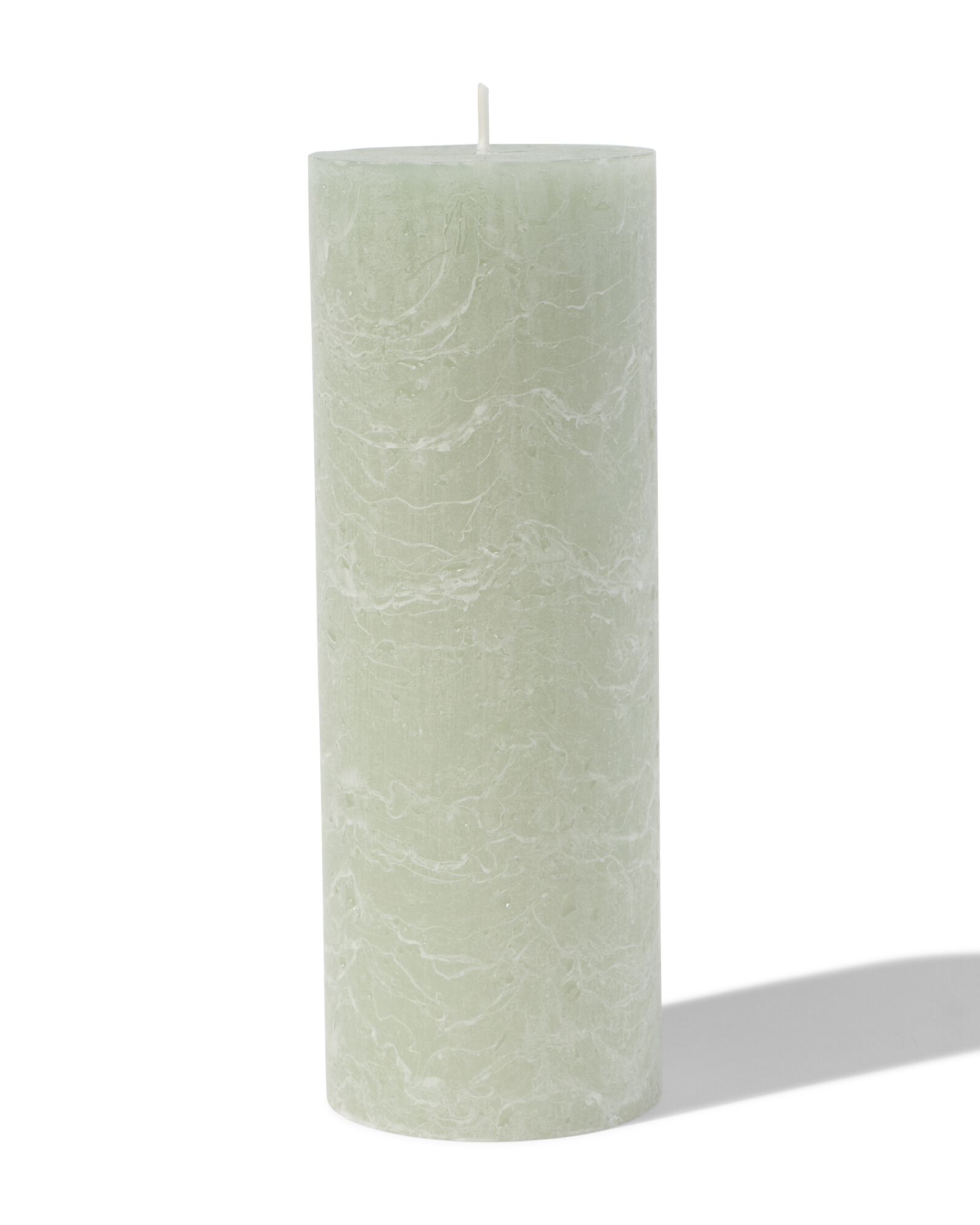 bougie rustique &Oslash;7x19 vert clair vert clair 7 x 19 - 13503176 - HEMA