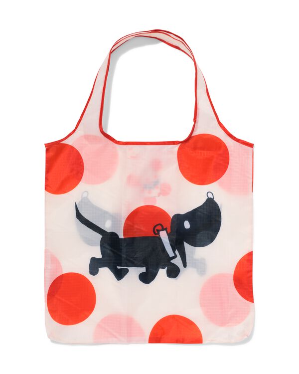 sac &agrave; provisions pliable Takkie M 40x58,5cm pois - 18600000 - HEMA